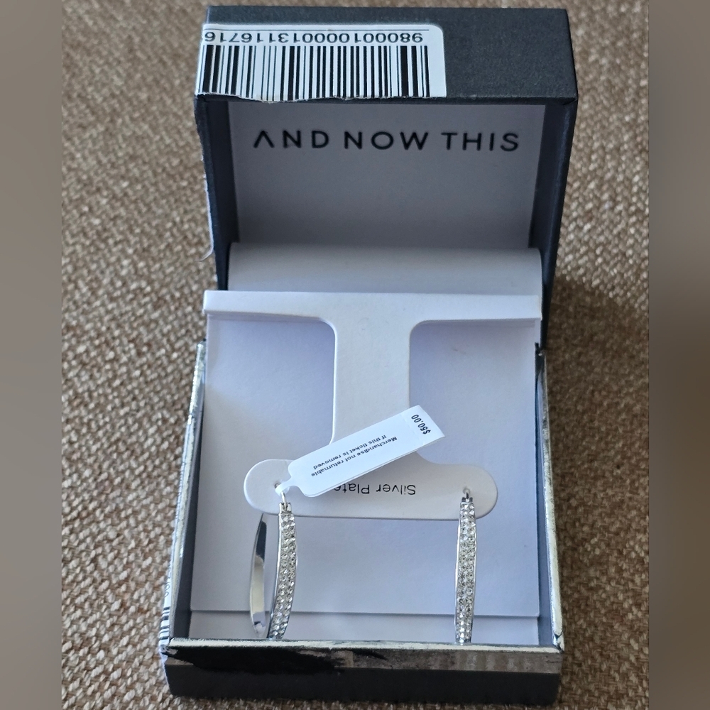 And Now This Silver Hoop Earrings New Feminine Macy's